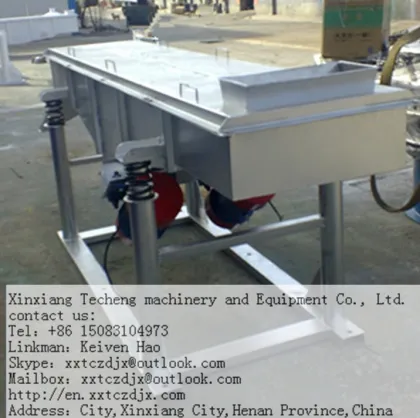 chocolate cocoa powder CE round tumbler vibrating screener