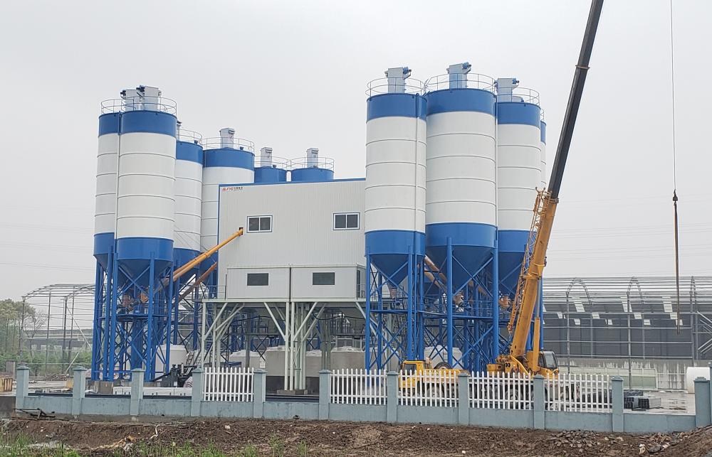 Large Capacity Ready Mixed Concrete Batching Plant