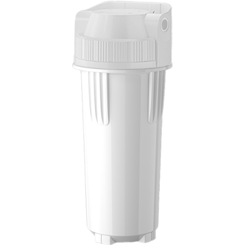 Soporte de montaje de filtro blanco de 10 pulgadas Entrada roscada 1/2BSP