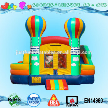 commercial balloon inflatable jump castle slide twist obstacle combo for sale