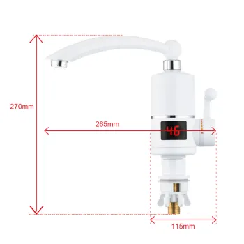 Electric Faucet Sink Mixer Tap with Water Heater