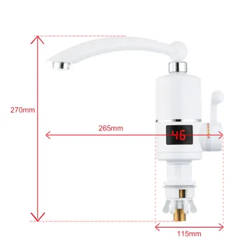 Electric Faucet Sink Mixer Tap with Water Heater