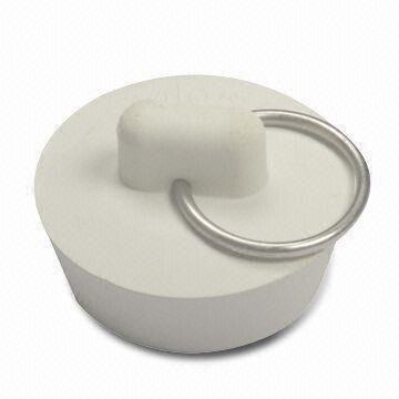 Rubber Drain Stopper, Fits 7/8 to 1- Inch Diameter, Can be used as Bathtub Plug