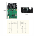 Elevata precisione ± 3 mm Modulo sensore laser