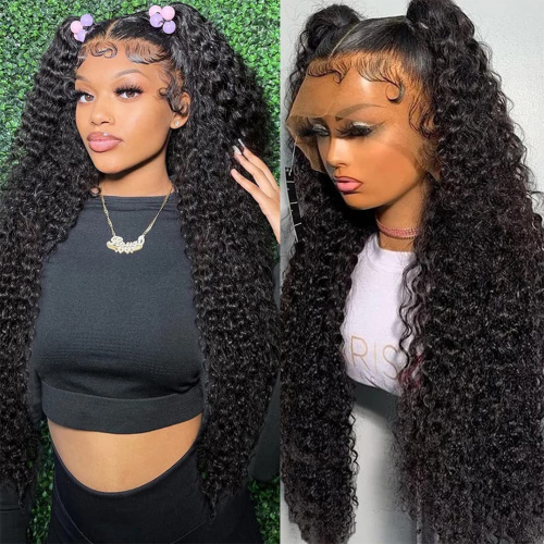 Kinky Curly Human Hair Wig For Women