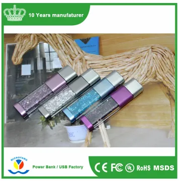 4GB 8GB 16GB 32G New crystal USB 2.0 Memory Stick Flash pen Drive