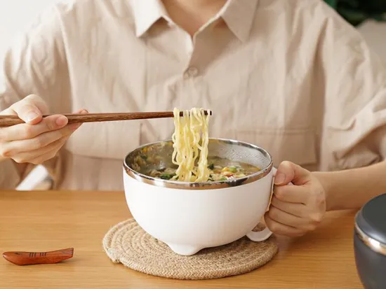 304 Stainless Steel Instant Noodle Bowl Lunch Box