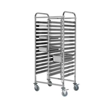 Kenya Restaurant Stainless Steel Bakery Tray Trolley