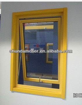 Moser German style solid wood awing window-double glazed window