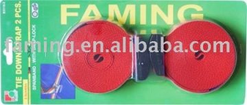 2PK red PES die cast buckle cargo lashing gs