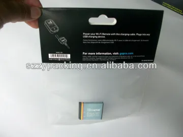 printed header card with butterfly hole