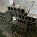6061 T6 Precision Алюминиевая квадратная трубка 35 × 35 × 1,2 мм
