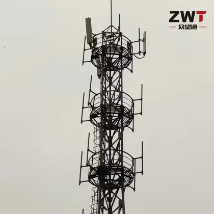 Three tube communication tower