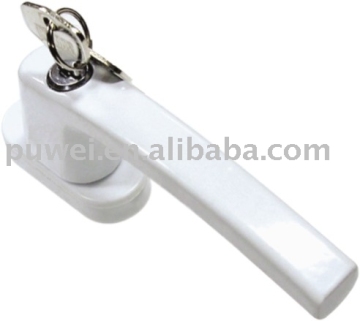 90110505 Aluminum alloy door and window handle with lock (For PVC doors and windows)