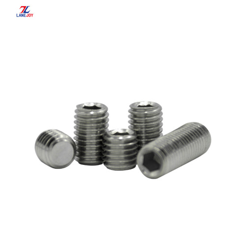 DIN916 304 stainless steel machine screw headless screw