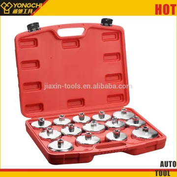 1/2" DR. 14pcs Cup Type Oil Filter Wrench Socket Set