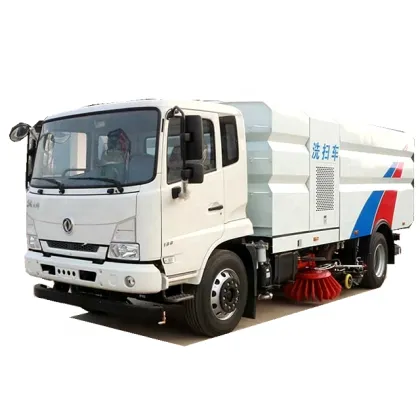 Dongfeng 8 ton Stainless Steel Road water Sweeper truck 16m3 Street Cleaning Sweeper Machine