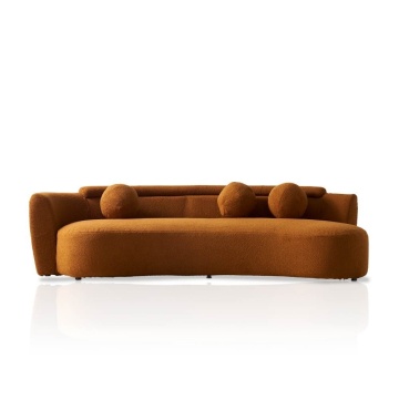 Hàng đầu notch vải sofa ấm cúng