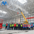 Bâtiment d'atelier de structure en acier préfabriqué