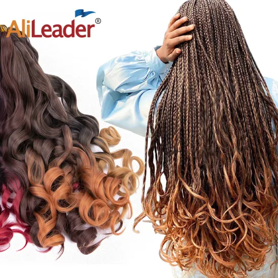 AlIiLeader Spiral Curls Synthetic Hair Blundles Loose Wave Braiding Hair Blonde Freetress Wave Hair Extension Crochet Braid