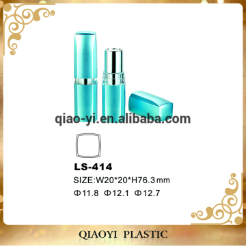 Custom logo empty blue lipstick tube
