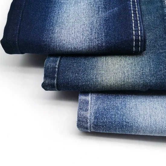 Woven Technics Shrinkproof poly-cotton denim fabric B6073-1