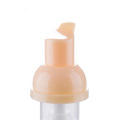 plastic pp customized colors 28/410 30mm small travel size bottle foam toothpaste pump dispenser with cap