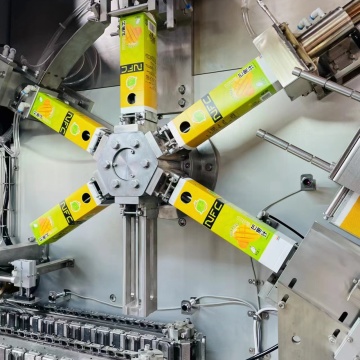 Machine de remplissage de cartons supérieurs à pignon automatique