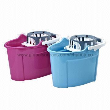 Plastic Floor-cleaning Pail, Can Prevent Mop Head from Dropping Water Before Mopping, 15.8 Liters