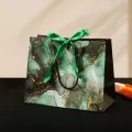 Luxury Cardboard Packing Paper Bag with Ribbon Handle