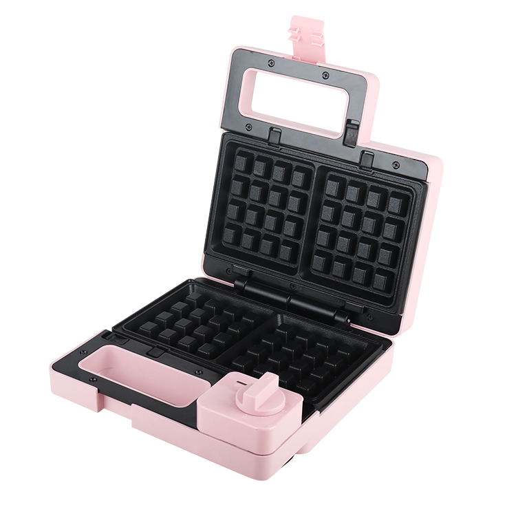 Automatic Temperature Control Mini Grill Sandwich Maker 3 Slice Toaster Breakfast waffle maker dsp