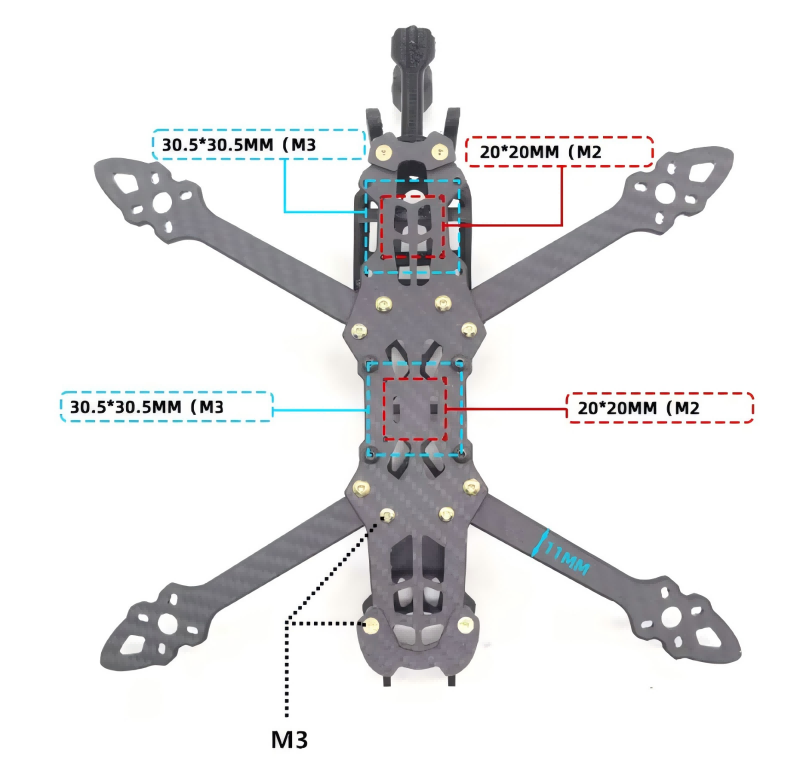 RC Quadcopter Carbon fiber Frame 9