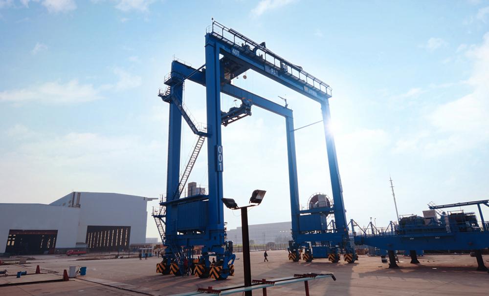 Rubber Tyre Container Gantry Crane