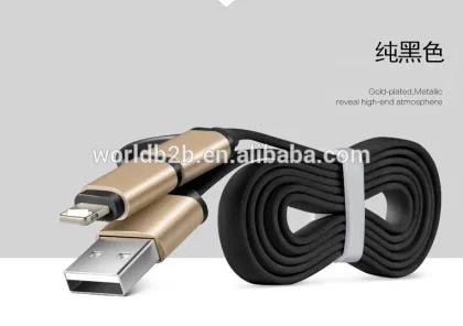 New design fast data transmission cable 2 in 1 usb cable for android and apple, new usb cable