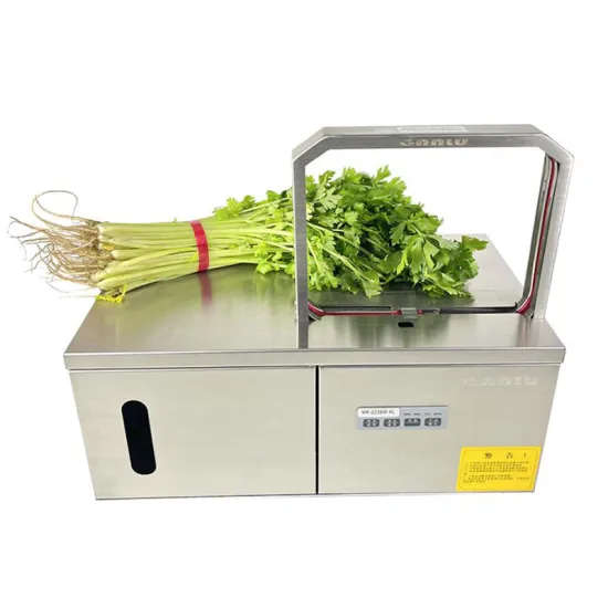 Portable Electric Tying Bundling Machine with OPP Tape for Vegetable Strapping