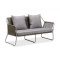 Aluminium Base Wicker Sofa Set