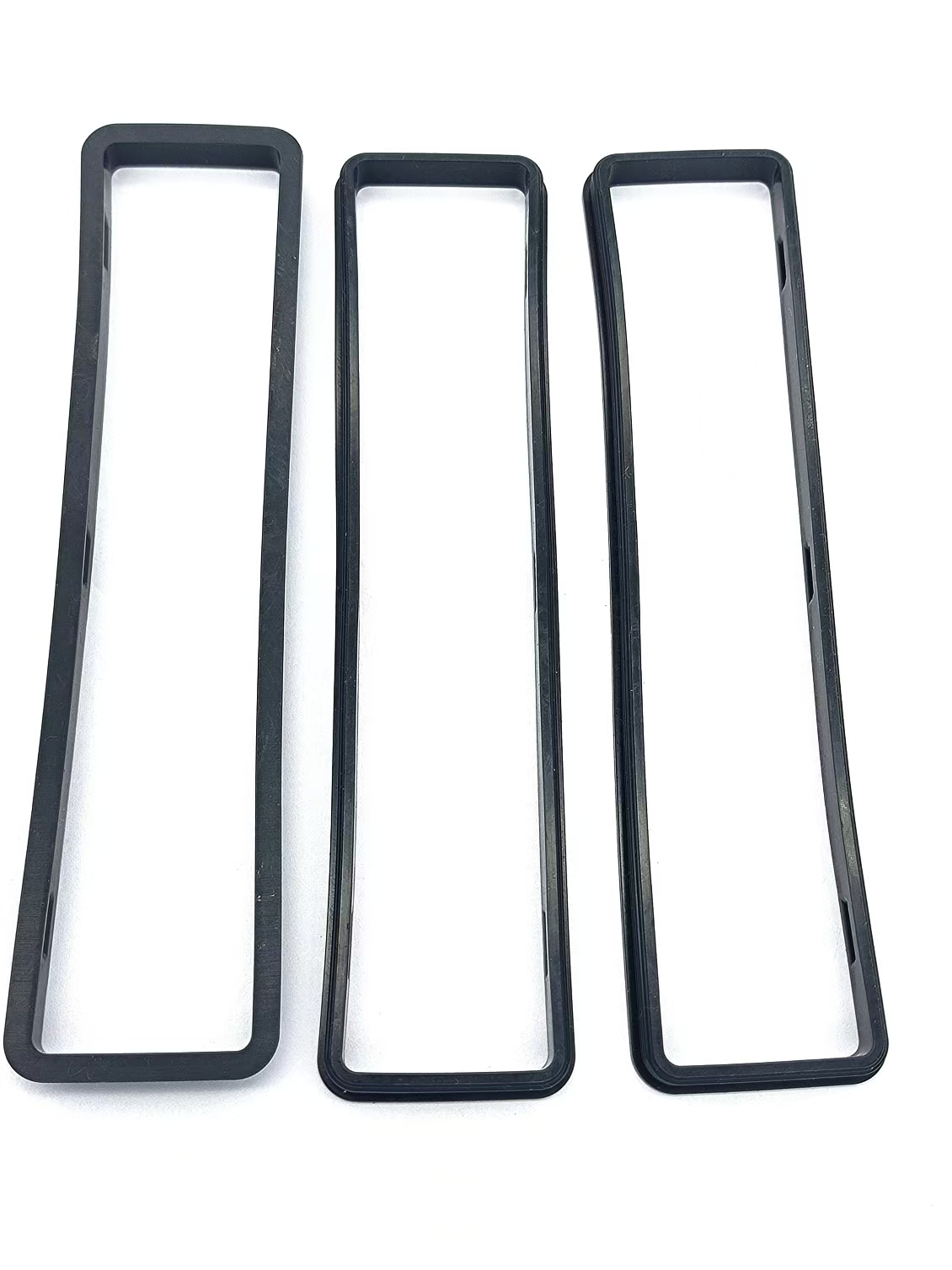 China Factory Custom Rubber Part NBR FKM EPDM NR CR Silicone Gasket Sealing Square Rubber Seal