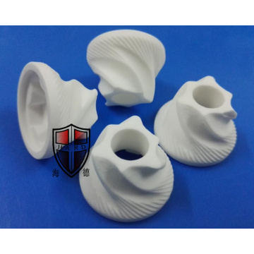 সর্পিল হেলিক্স alumina সিরামিক plunger machining অংশ