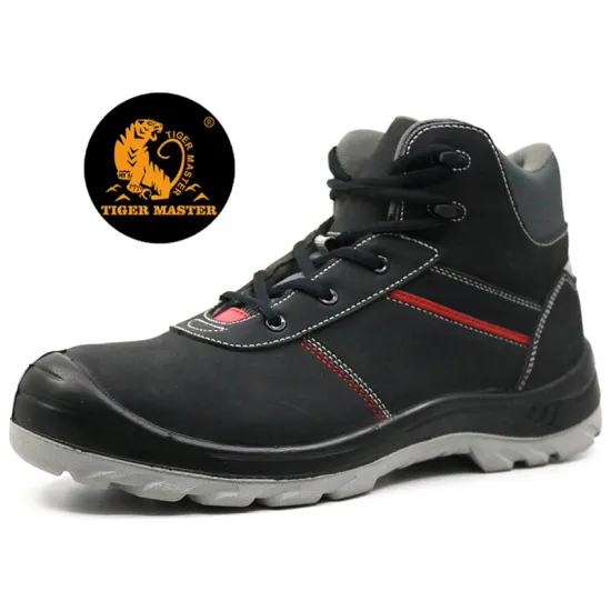 Anti slip oil industry safety boots shoes