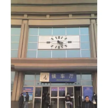 Construction signs clock