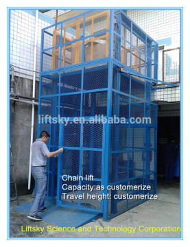 2016 factory price chain lift platform