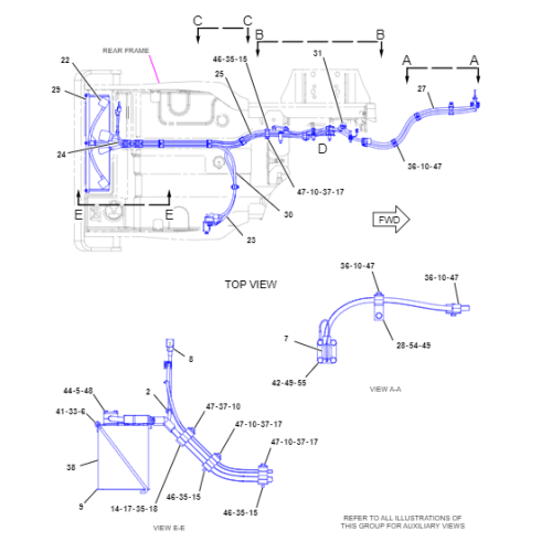 Vibratory compactor CP-76 cable 3136243/313-6243