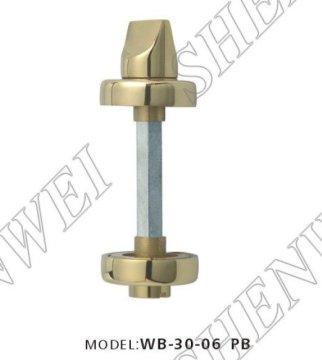WB-30-06 PB bathroom thumb turn lock, door lock escutcheon, door snib, door safty accessory, door latch