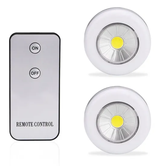 Wireless Night Light with Remote Control: COB LED Puck Light