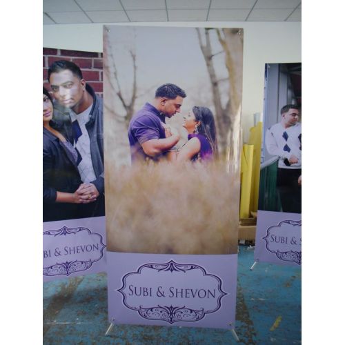 Adjustable Aluminum X Stand Banners 80x180cm