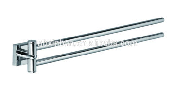 Bathroom accessory extension towel bar,Swivel towel bar,double bar towel