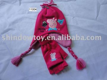 Knitted Hat & Glove Sets