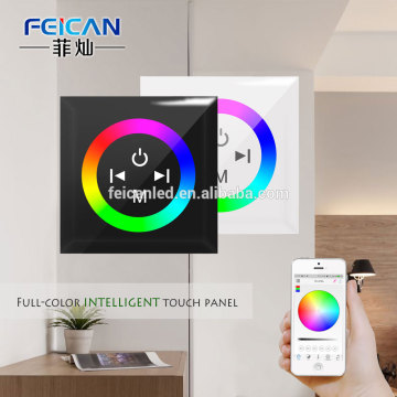 Alibaba co uk wifi control D series Full Color RGB Touch Panel Dimmer Controller 12v DC For Flexible RGB 5050 Strip