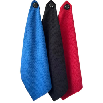 Magnetic golf towel custom logo for golf