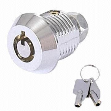 Four Ball Tubular Key/Cam Lock with 1,000 Combinations, 10mm Lock Cylinder Length